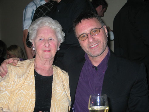 Steve with his Mum, March 3rd 2007